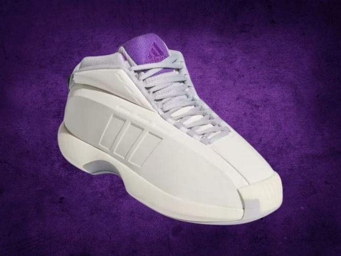 Adidas Crazy 1 “Cream White Purple Grey” shoes: Features explored
