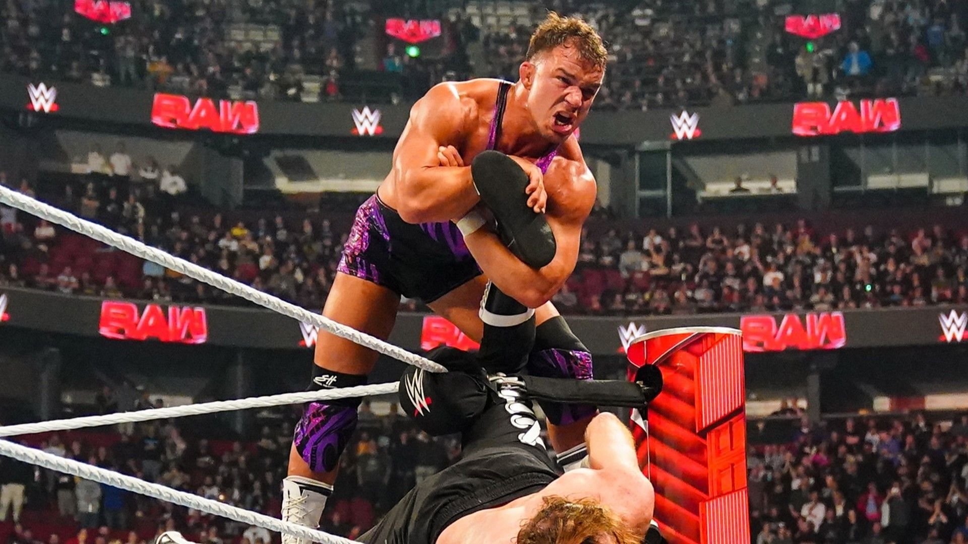Chad Gable snaps on Sami Zayn during WWE RAW