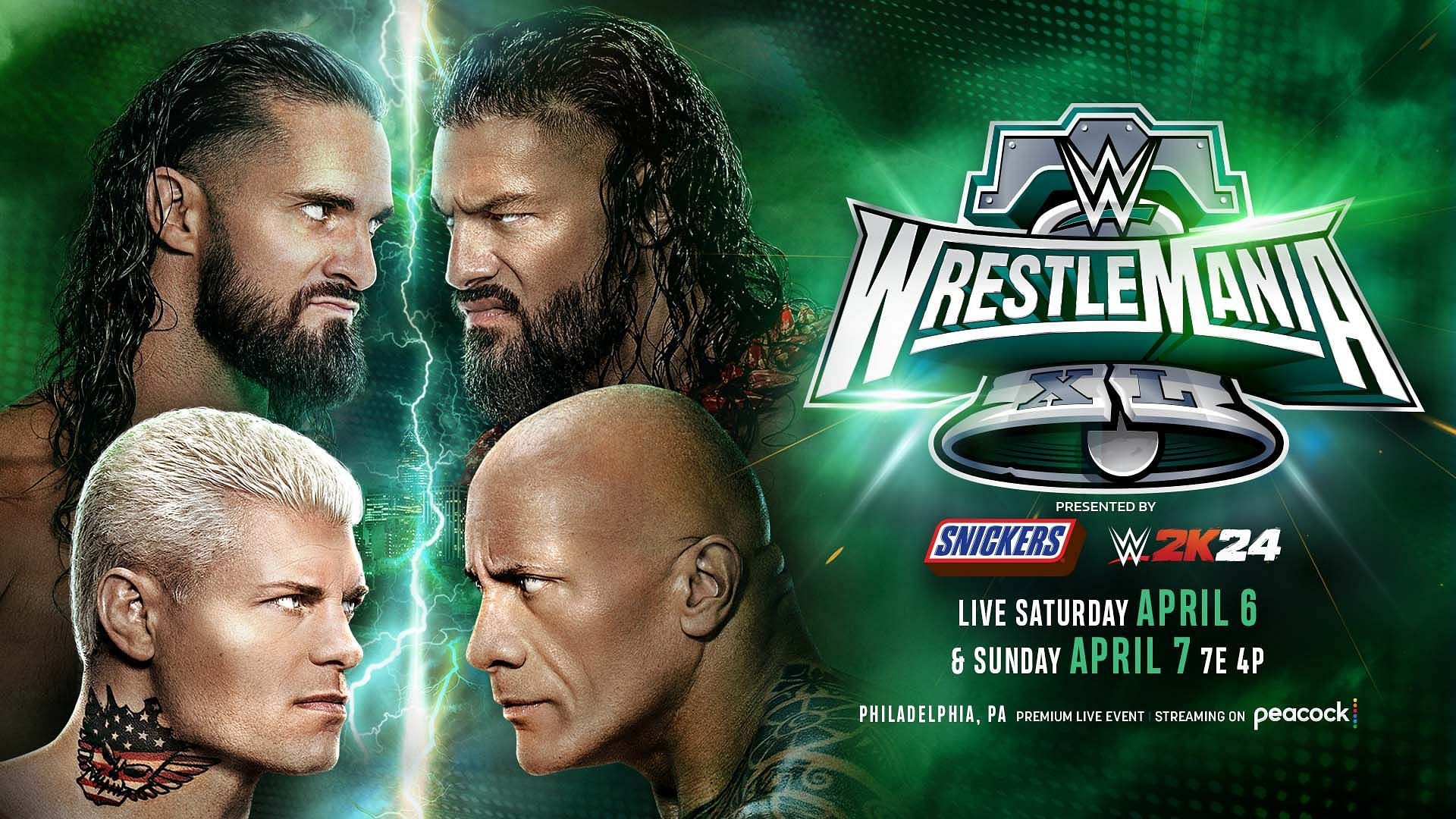 Cody Rhodes and Seth Rollins will battle The Bloodline at WWE WrestleMania 40