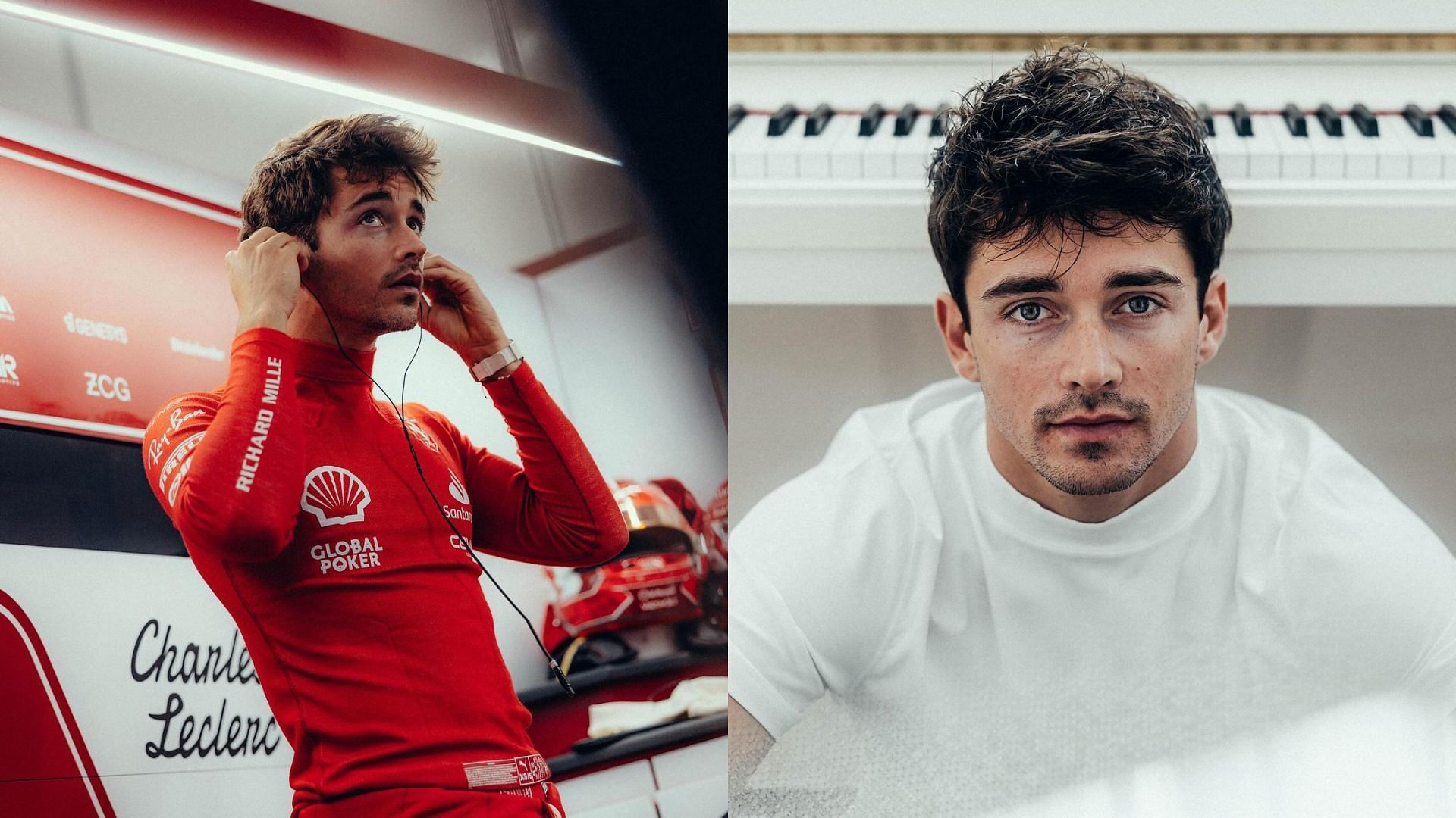 Charles Leclerc magazine covers (Image via @charles_leclerc/ Instagram)