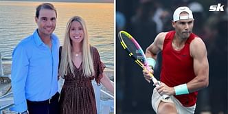 Rafael Nadal's sister Maribel reacts to Spaniard's training session at Barcelona Open as he gears up for potential comeback