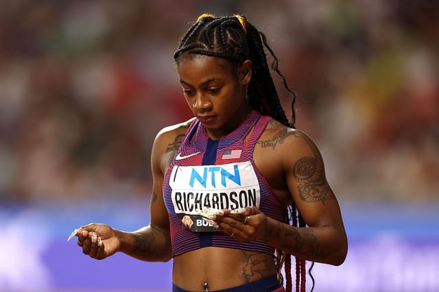 Sha'Carri Richardson pushed to 3rd place in the 200m at Shanghai Diamond  League 2024