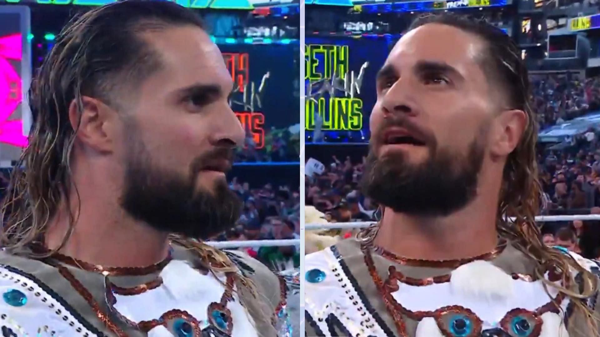 Seth Rollins had a tough time at WWE WrestleMania 40