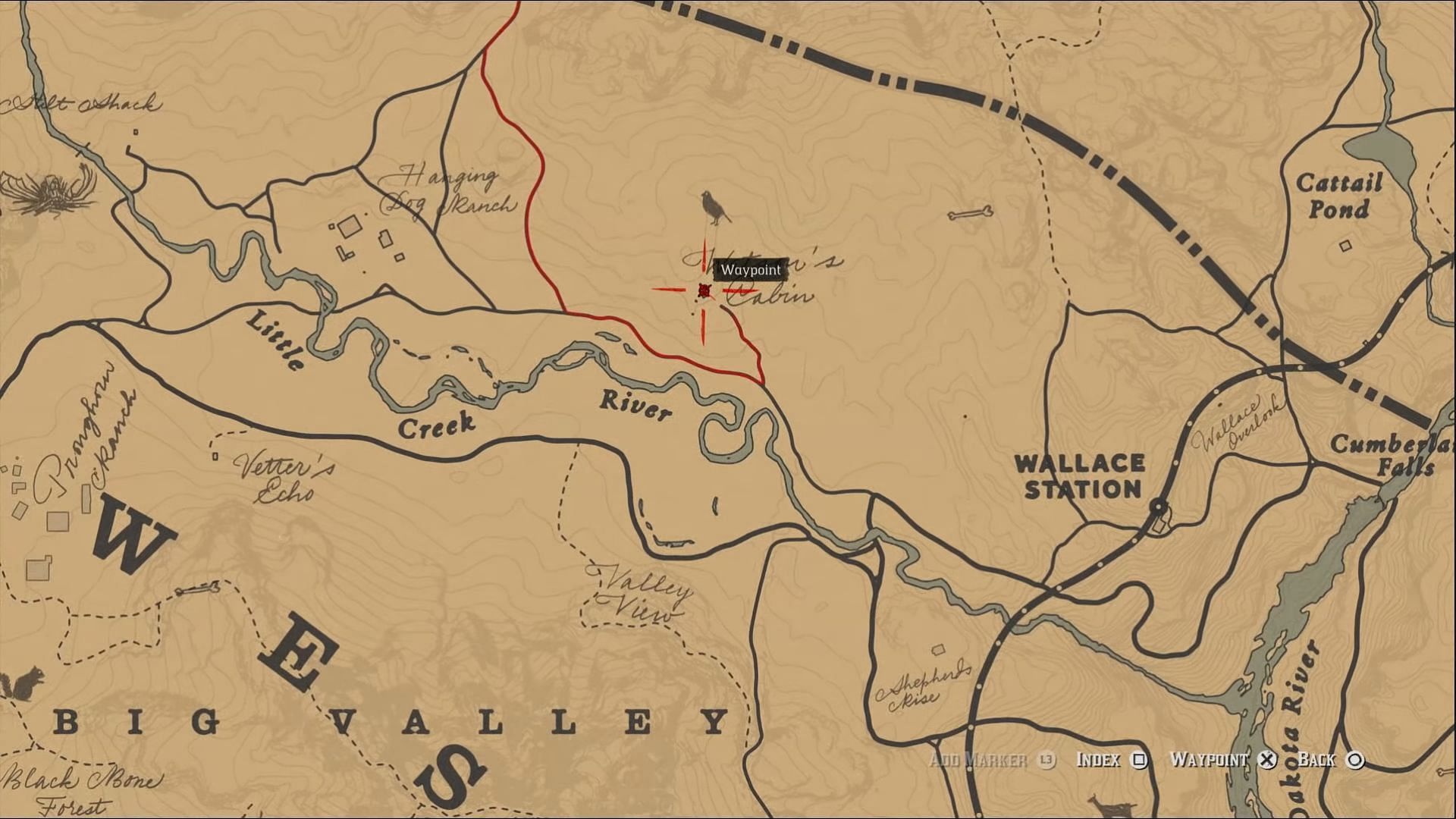 Location of the cabin (Image via YouTube/Fizhy)