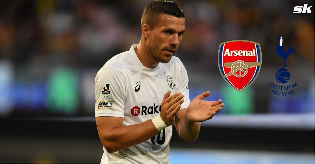 Poldi reacts to his former club Arsenal