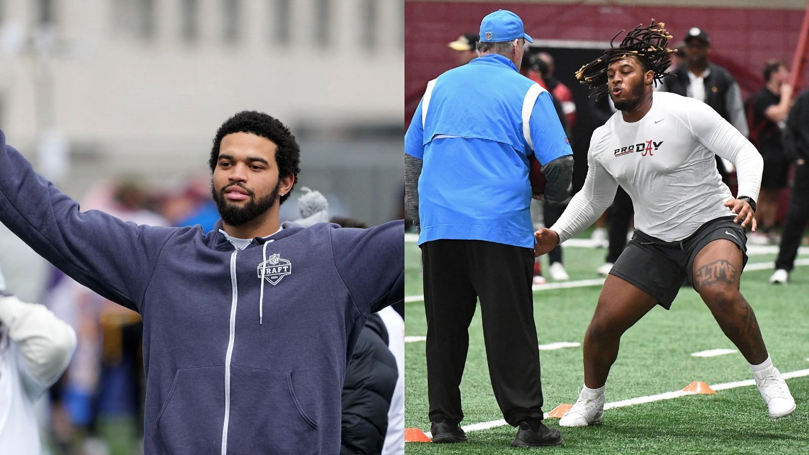 Caleb WIlliams and JC Lathem are two five-star prospects now expected to be first-round NFL picks.
