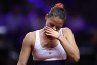 Marta Kostyuk at the Porsche Tennis Grand Prix Stuttgart 2024