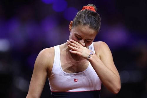 Marta Kostyuk at the Porsche Tennis Grand Prix Stuttgart 2024