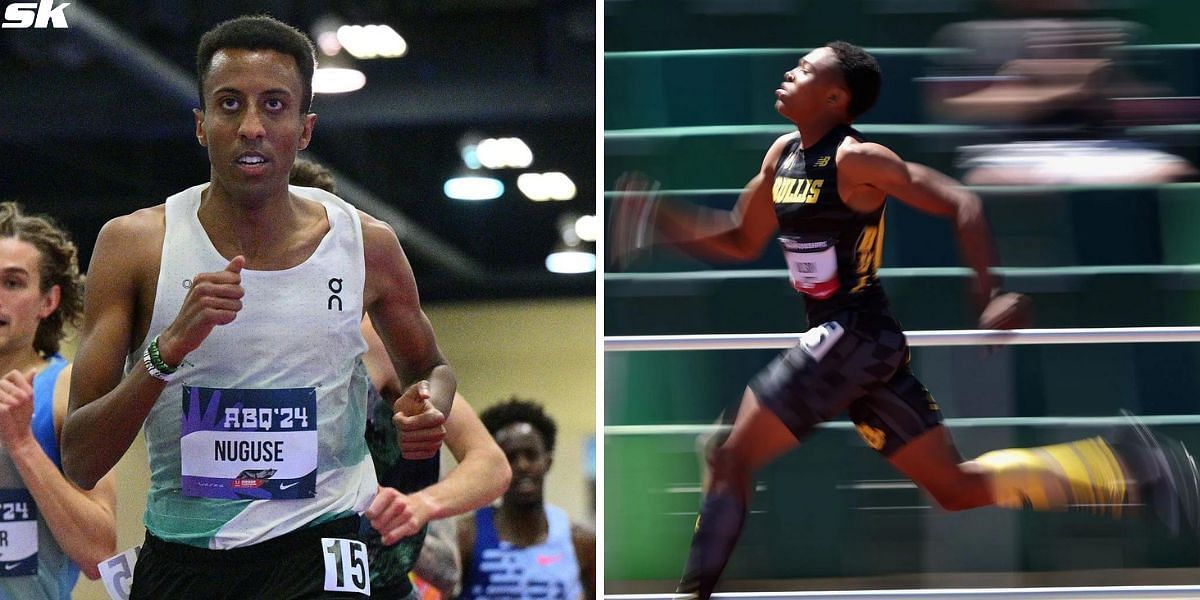 Quincy Wilson (R) and Yared Nuguse (L) are some of the top performers at the Penn Relays 2024 