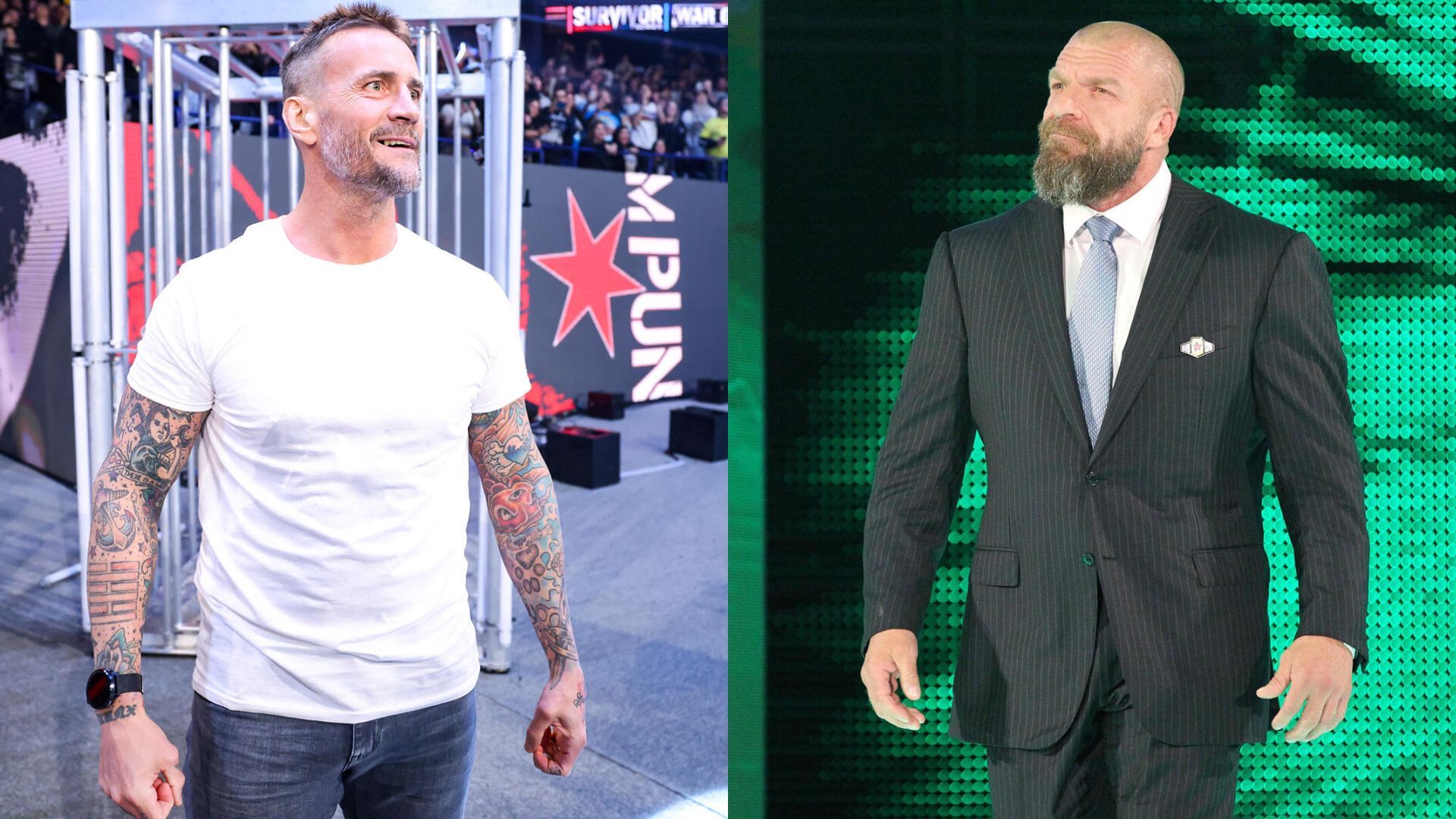 What happened between CM Punk and Triple H backstage right before his ...