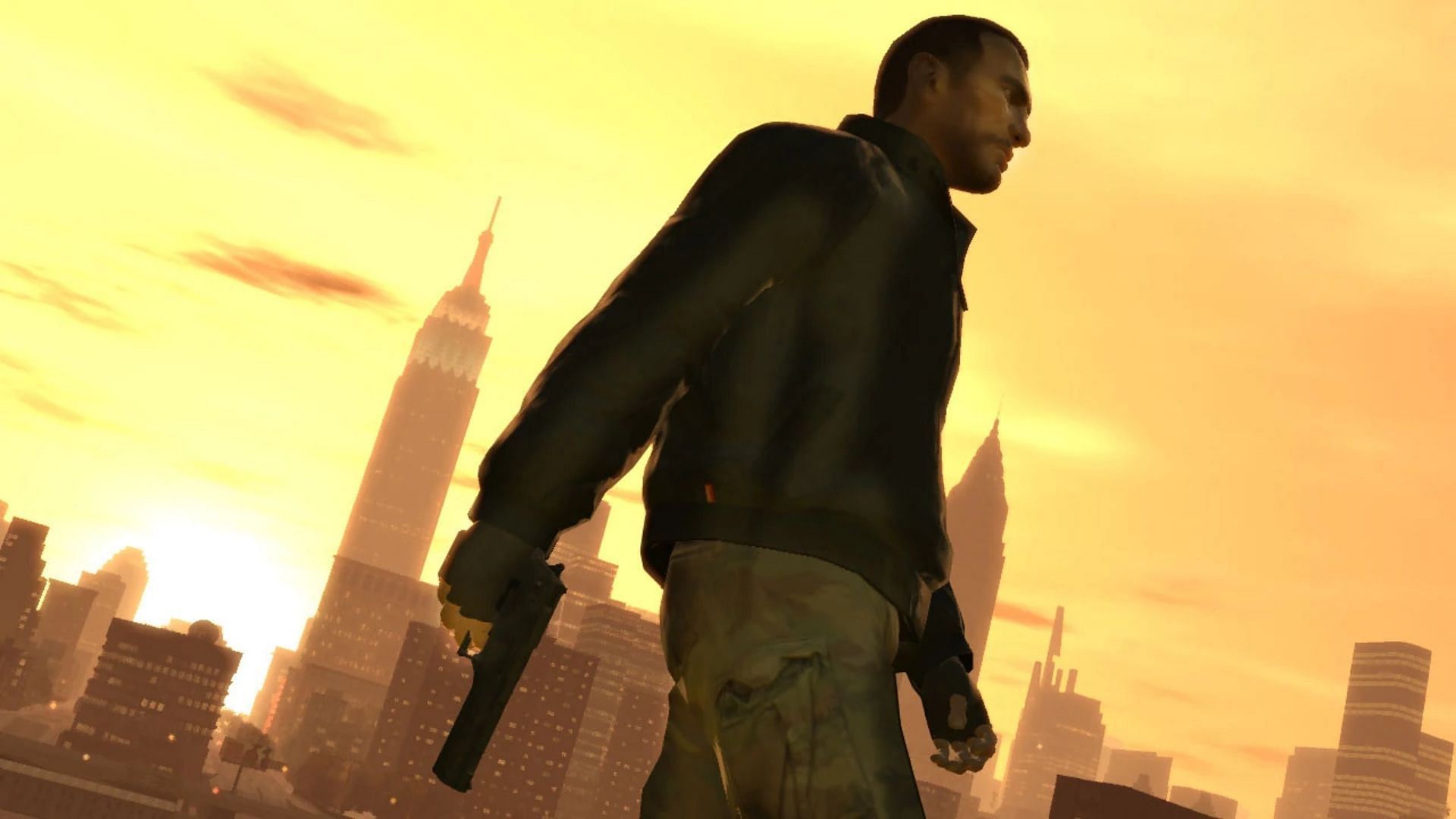 Niko didn&#039;t have access to as many weapons as CJ did (Image via Rockstar Games)