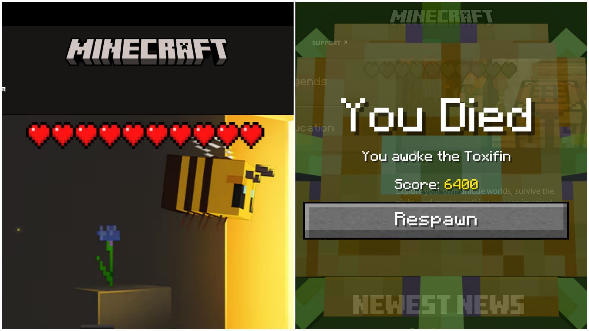 Minecraft adds special April Fools feature on their official website (Image via Mojang Studios)
