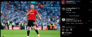 David de Gea reacts to Diogo Dalot's Instagram post