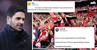 “From an ugly duckling to a Swan”, “What a player” - Arsenal fans left stunned by display from ‘monster’ player in 3-0 win vs Brighton