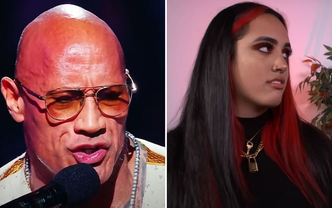[VIDEO] 20-year-old WWE star hilariously imitates The Rock in front of his daughter Ava