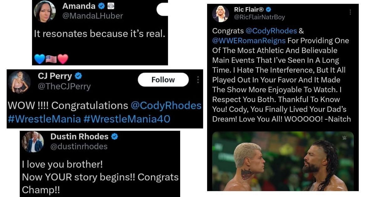 Current AEW stars react to Cody Rhodes&#039; win