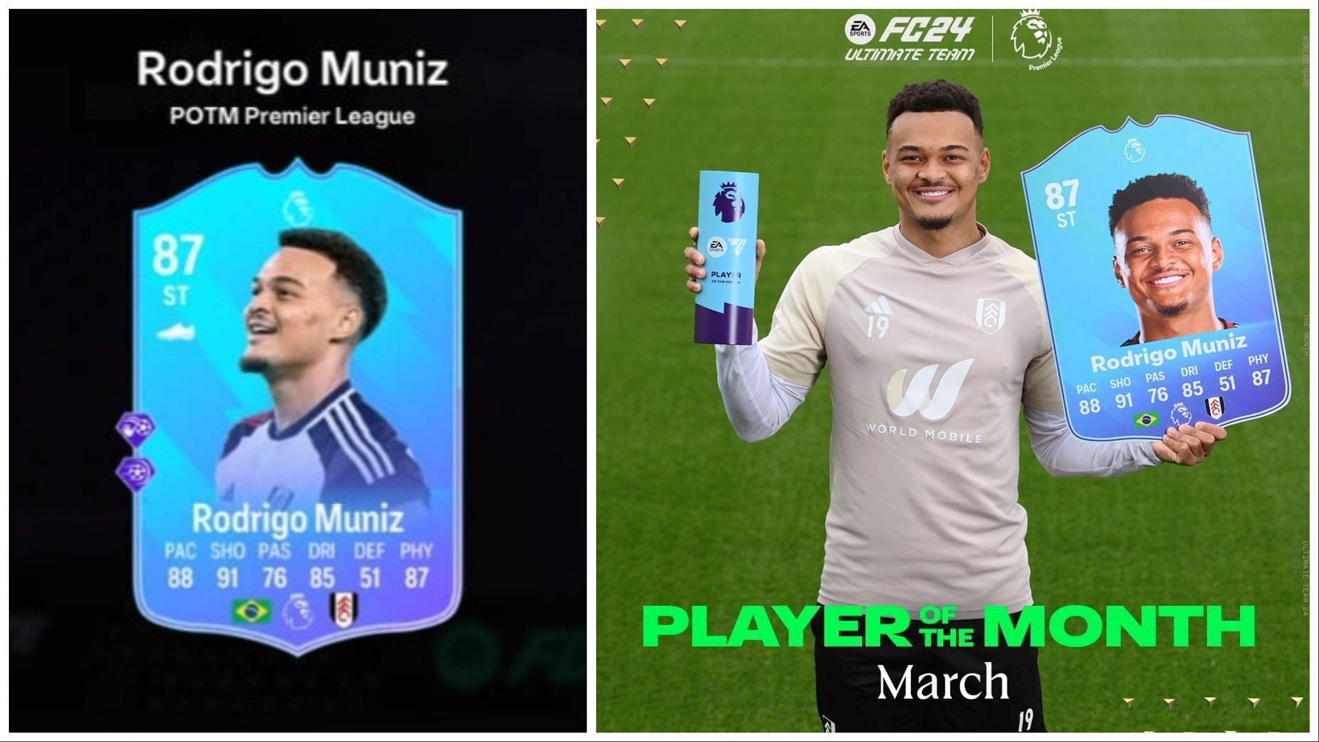 The latest POTM SBC has been released (Images via EA Sports)