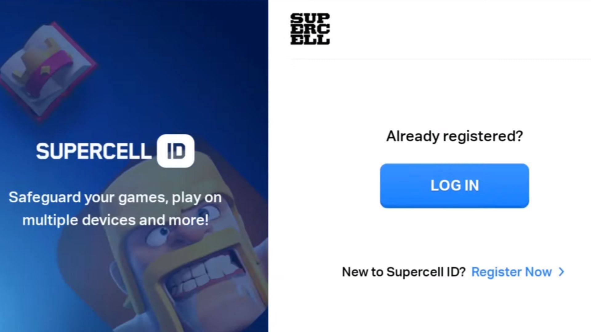 Supercell ID creation process (Image via Supercell)