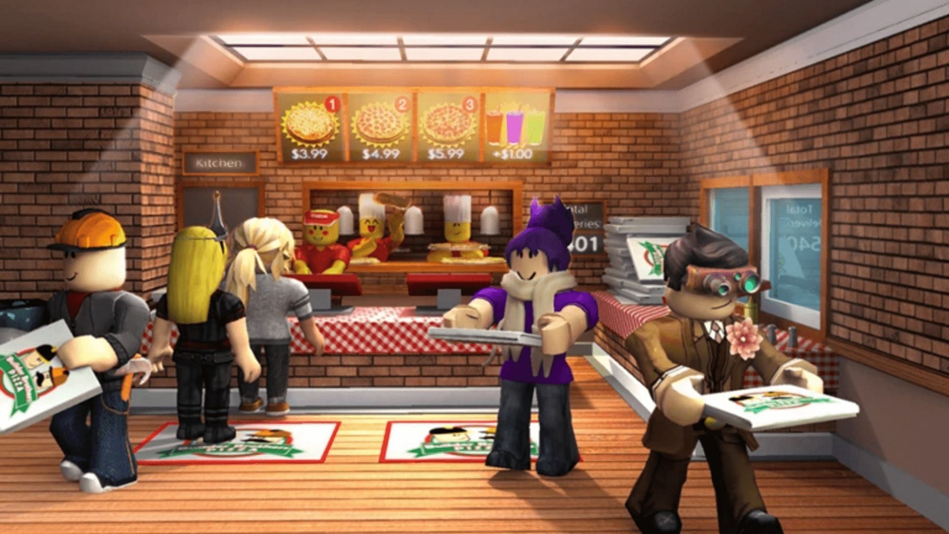 Active codes for Work at a Pizza Place (Image via Roblox)