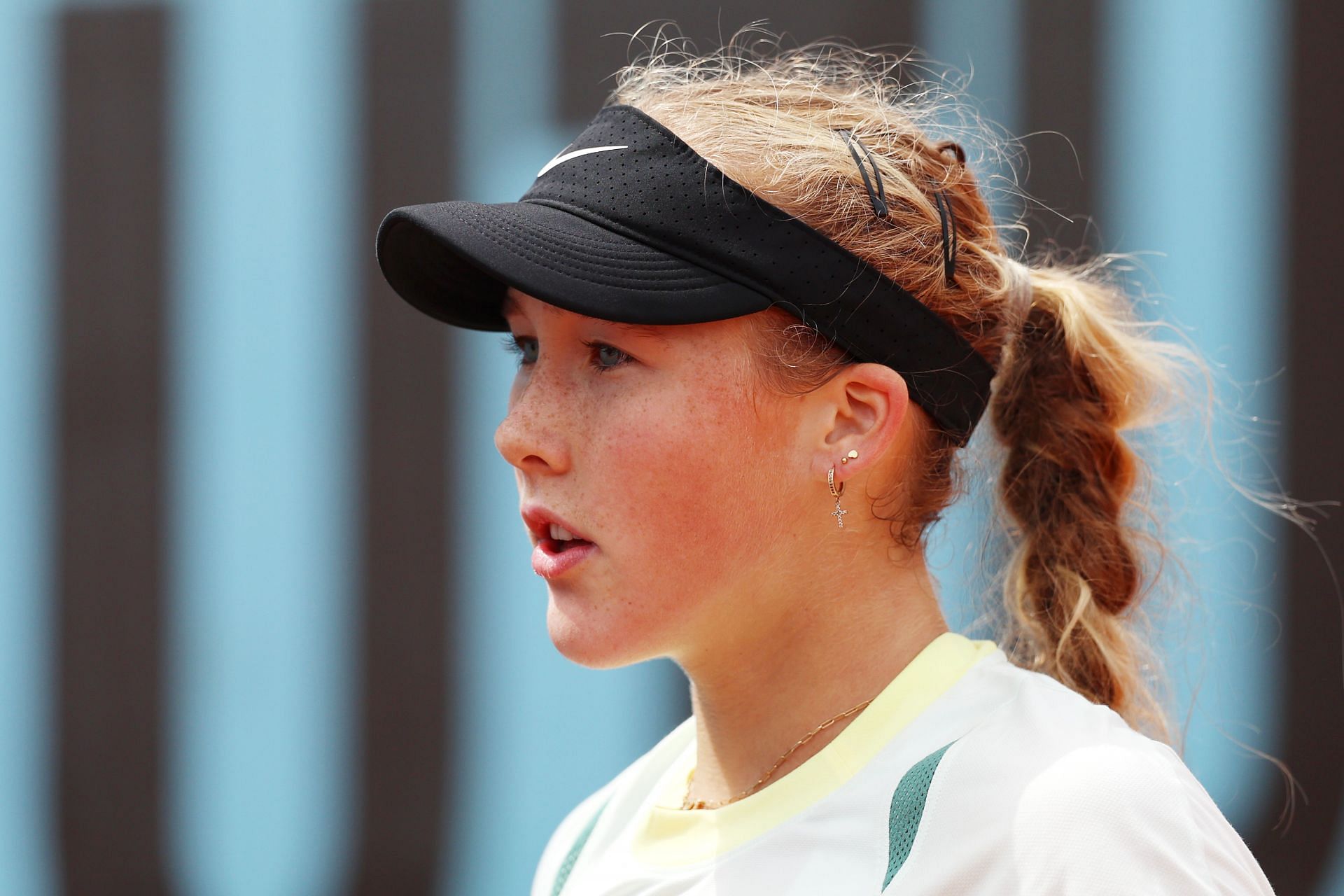 Andreeva at the Mutua Madrid Open - Day Four Mutua Madrid Open - Day Four