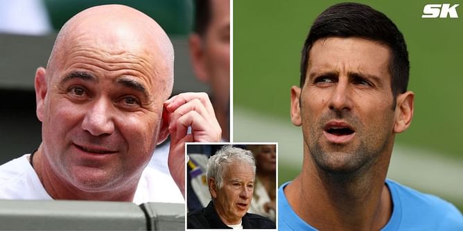 "We all say regretful things that come with unnecessary hurt" - When Andre Agassi addressed John McEnroe after disparaging comments on Novak Djokovic