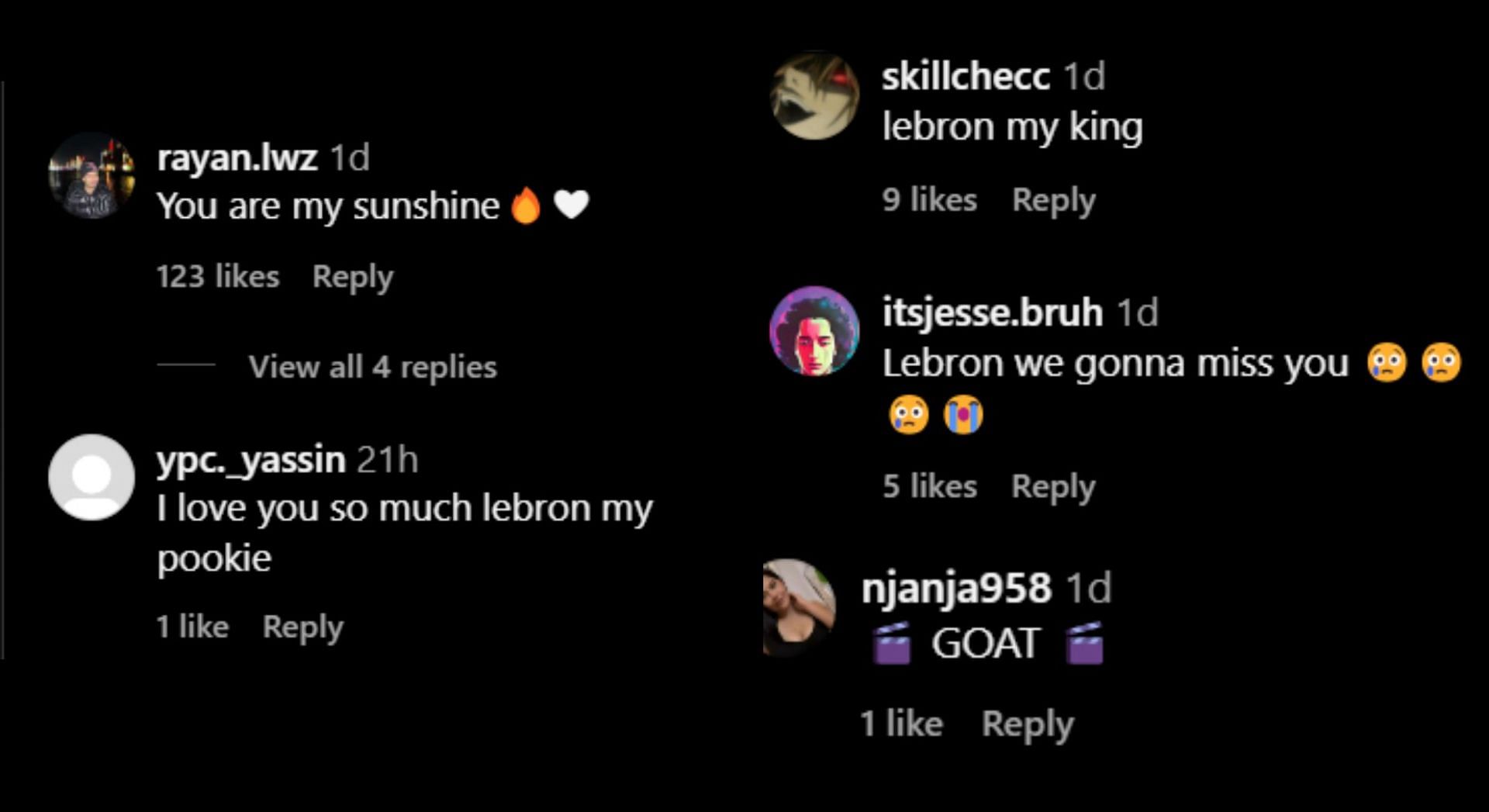 Fan reaction on LeBron&#039;s campaign for The Shop (Image via Instagram/@theshopun)