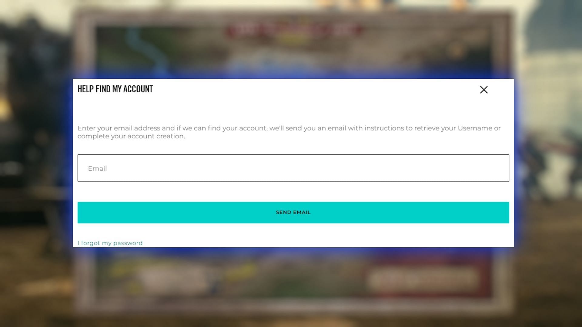 Use the &quot;Help Find My Account&quot; feature to find preexisting accounts (Image via Bethesda.net)