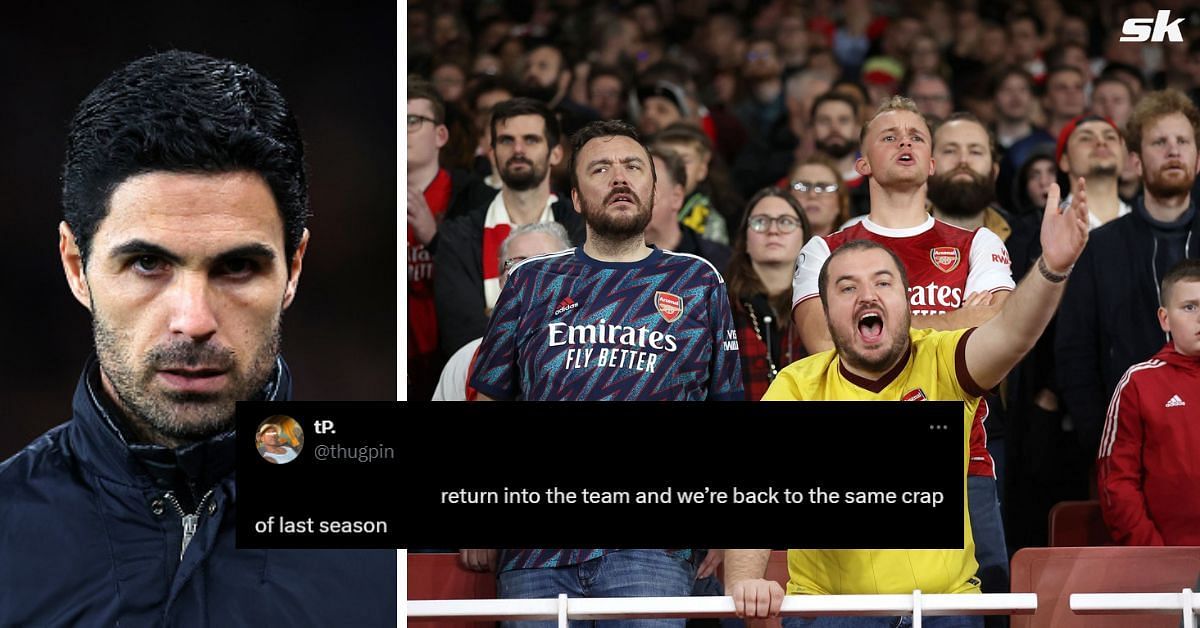 Arsenal fans took aim at the duo who have just returned from injuries.