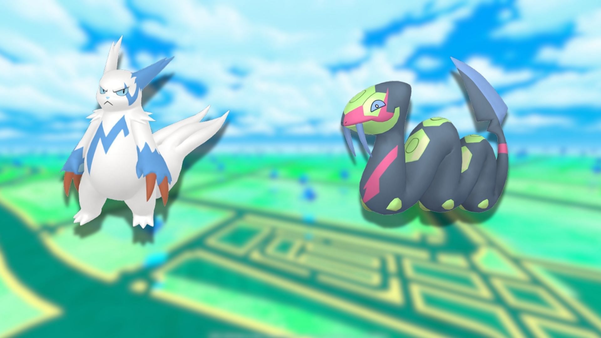 Shiny Zangoose and Shiny Seviper (Image via TPC)