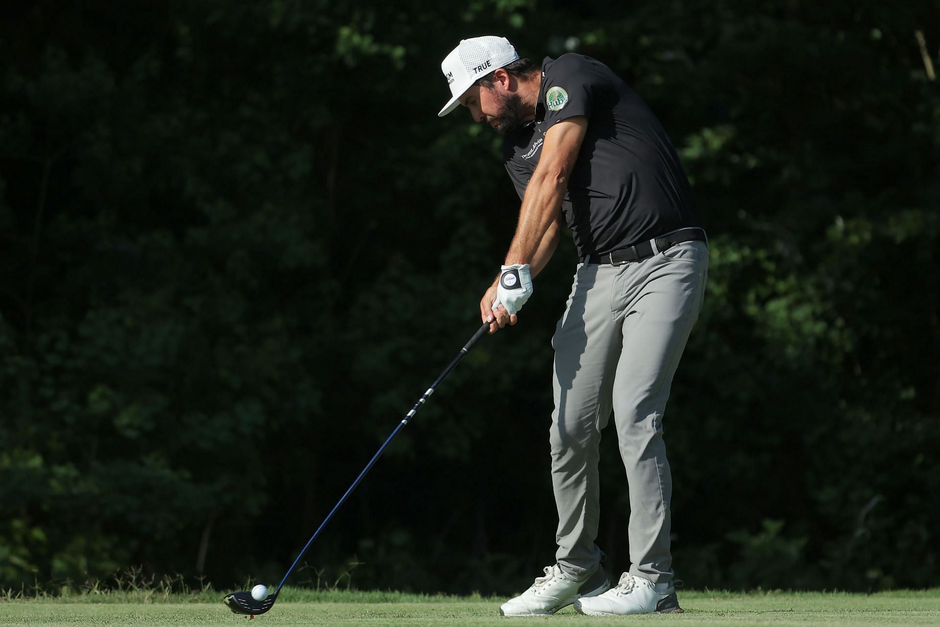 Mark Hubbard during the Zurich Classic of New Orleans, Round One
