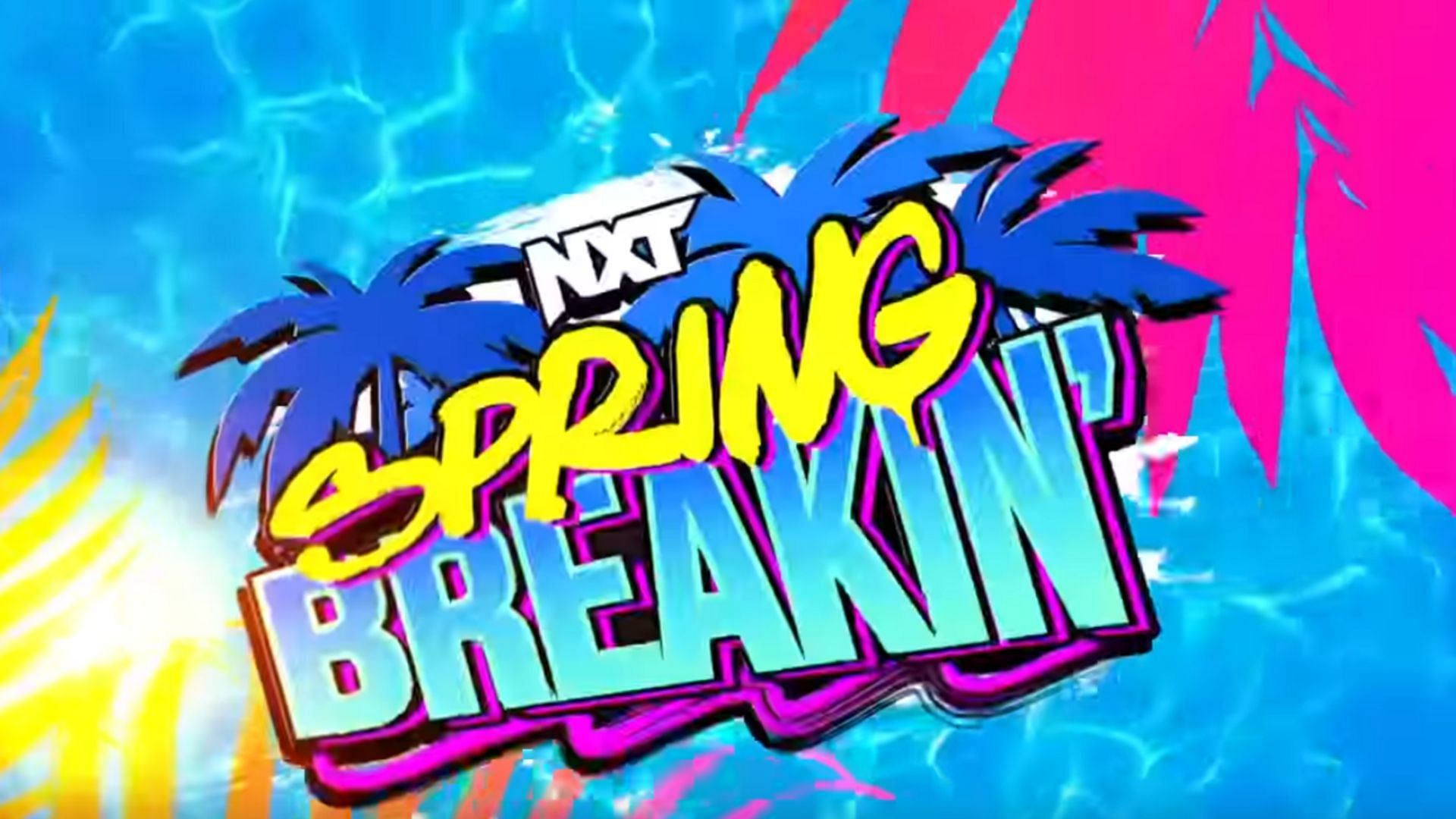 The logo for the WWE NXT Spring Breakin