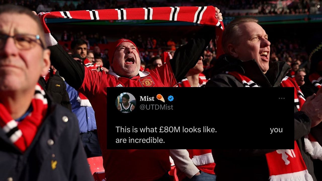 Manchester United fans were full of praise for one of their goalscorers.