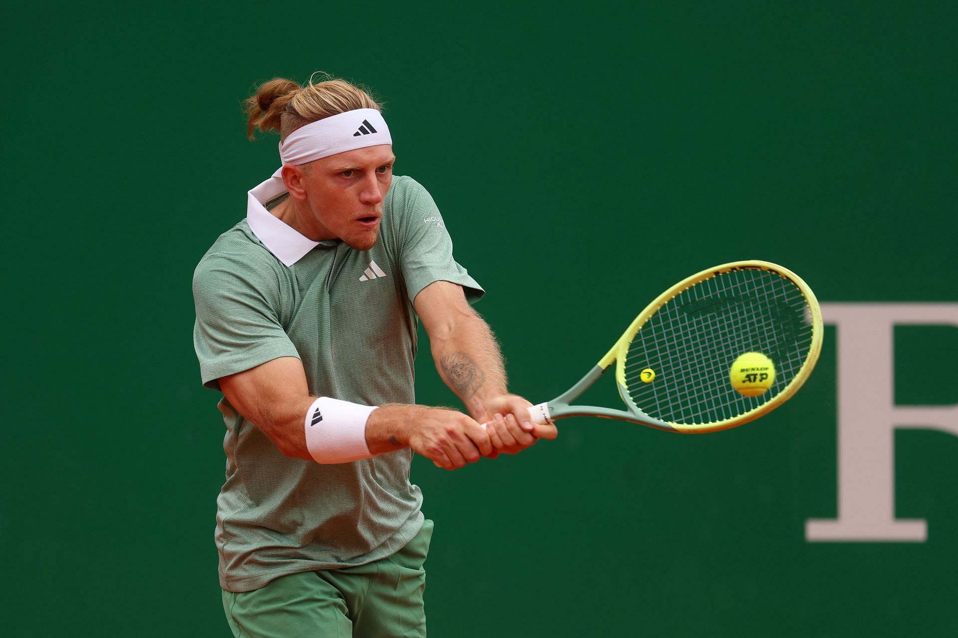 Alejandro Davidovich Fokina at the 2024 Monte-Carlo Masters.