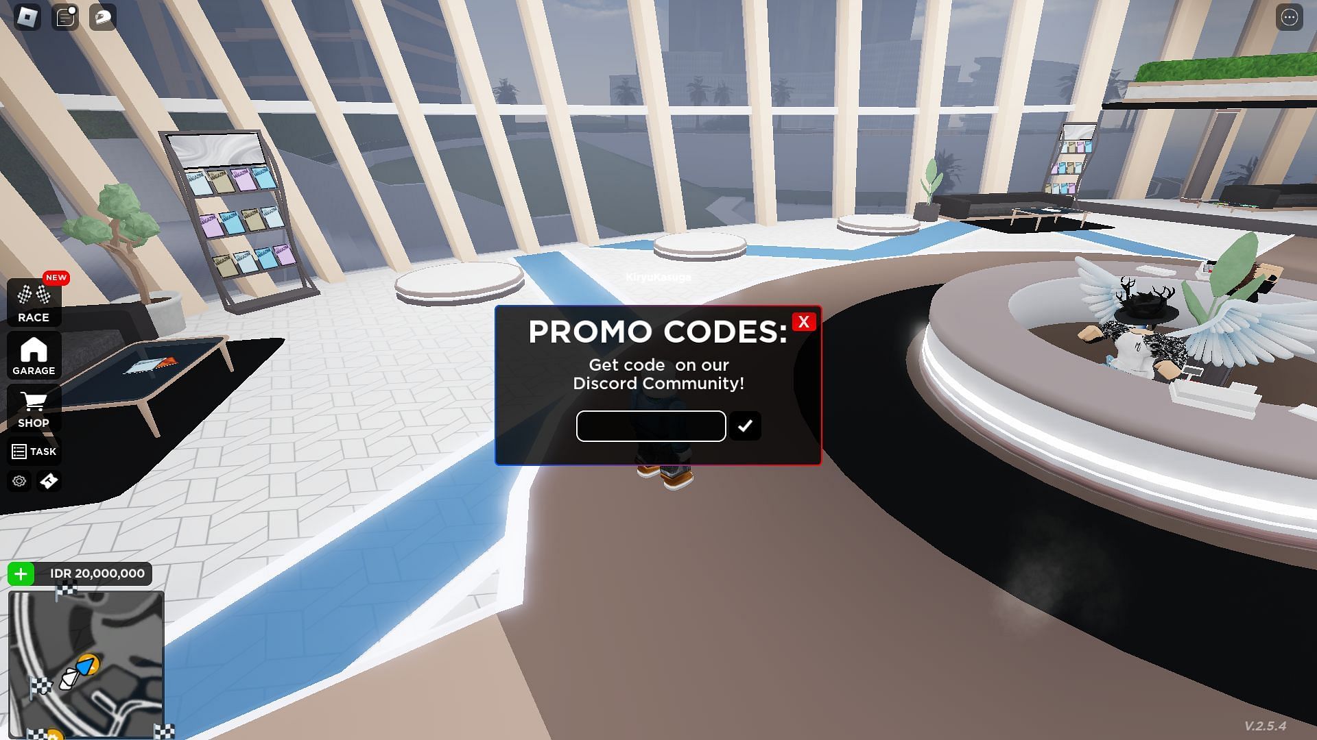 Active codes for Moto Trackday Project (Image via Roblox)