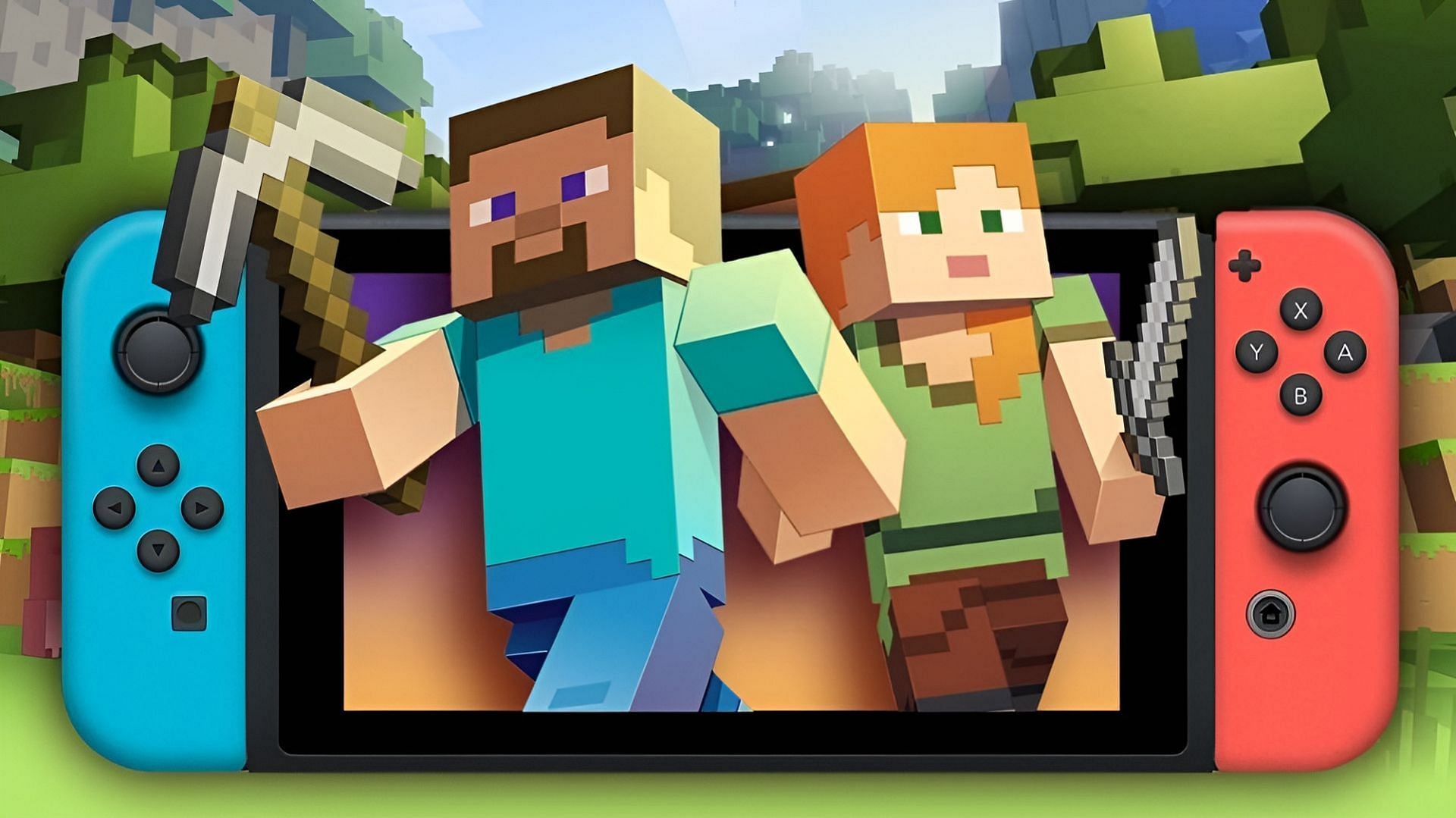 Minecraft Bedrock on Nintendo Switch is marred with performance and bug issues. (Image via Mojang/Nintendo)