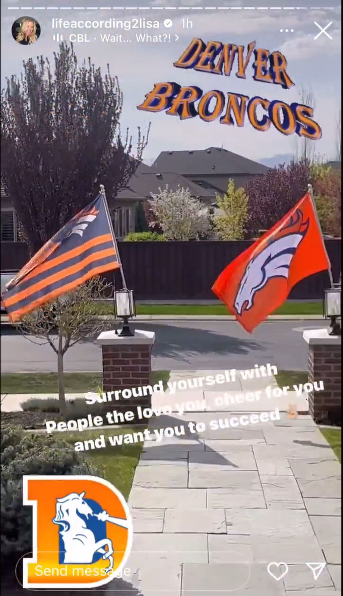 Lisa Wilson reacts to her son Zach joining the Denver Broncos