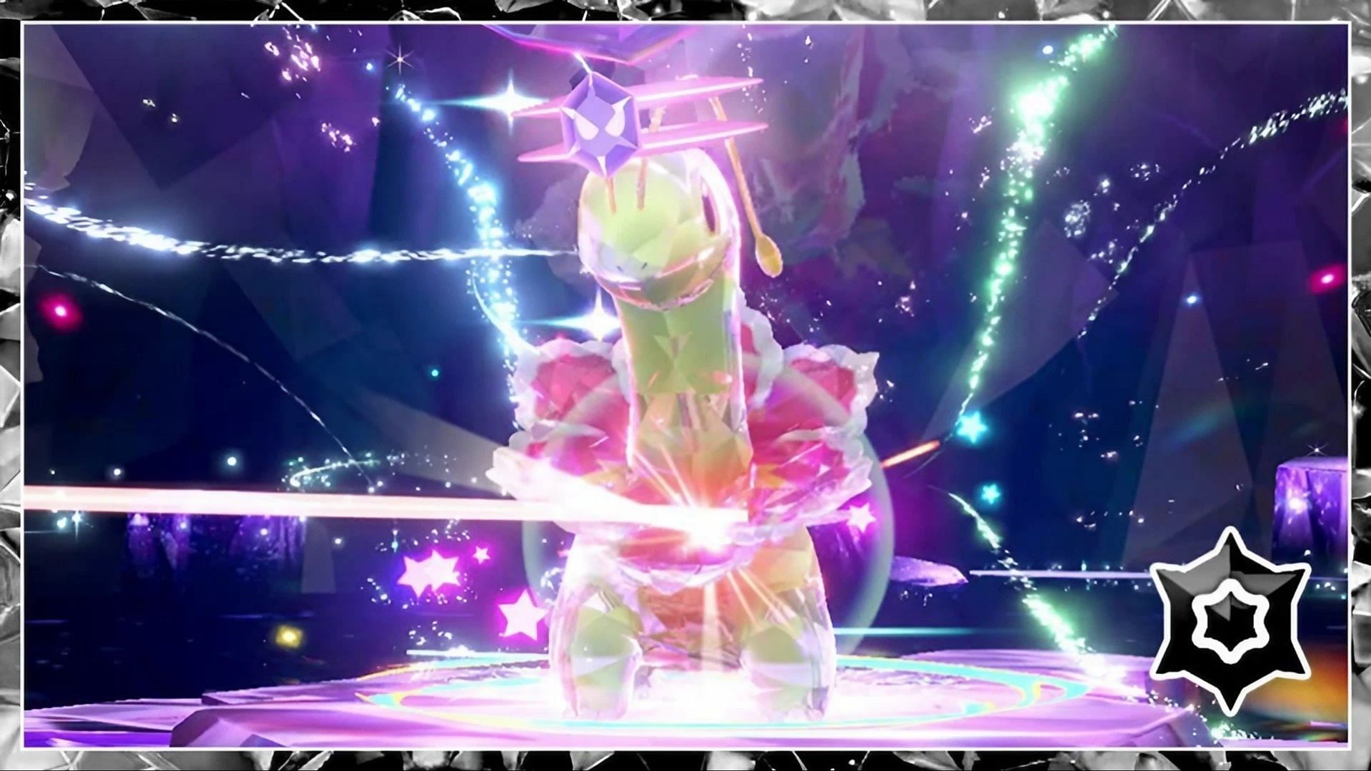 Pokemon Scarlet and Violet Psychic Meganium Tera Raid event (Image via The Pokemon Company)