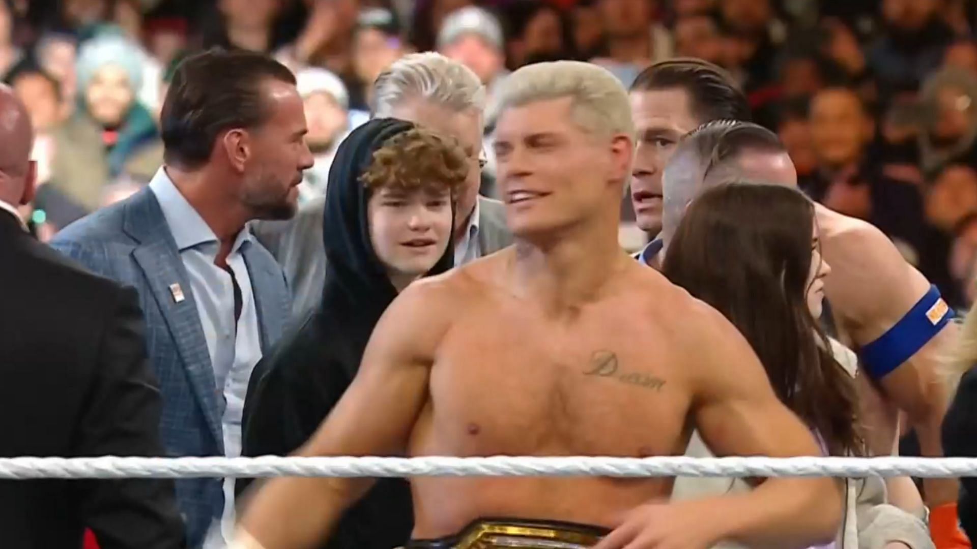 CM Punk and John Cena were amongst the stars who celebrated with Cody Rhodes.