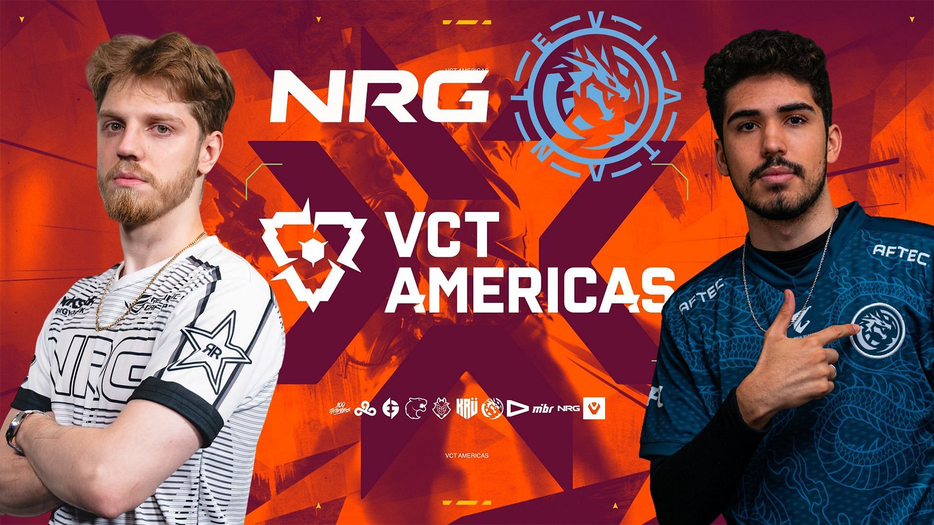 NRG Esports vs Leviat&aacute;n at VCT Americas 2024 Stage 1 (Image via Riot Games || NRG Esports || Leviat&aacute;n)