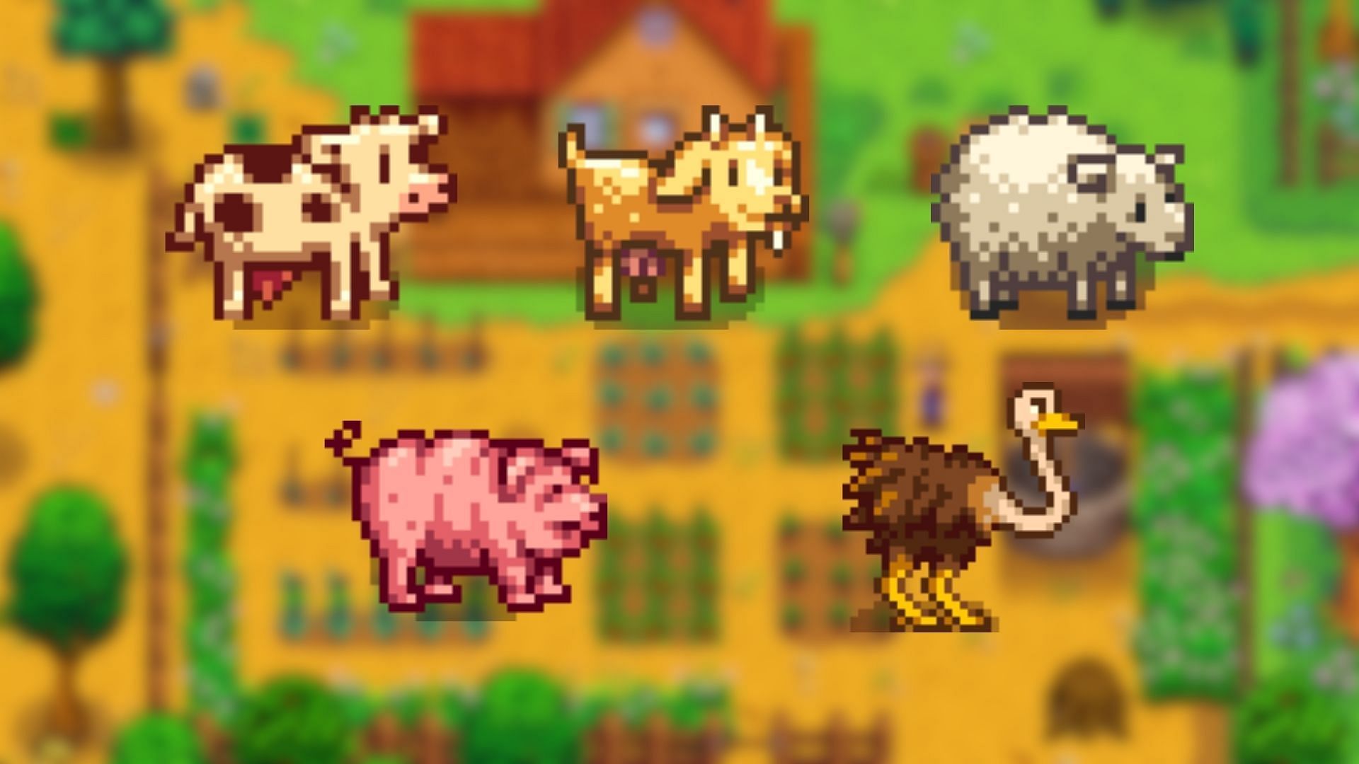 Stardew Valley Barn allows you to raise and sell animals and their produce. (Image via ConcernedApe)