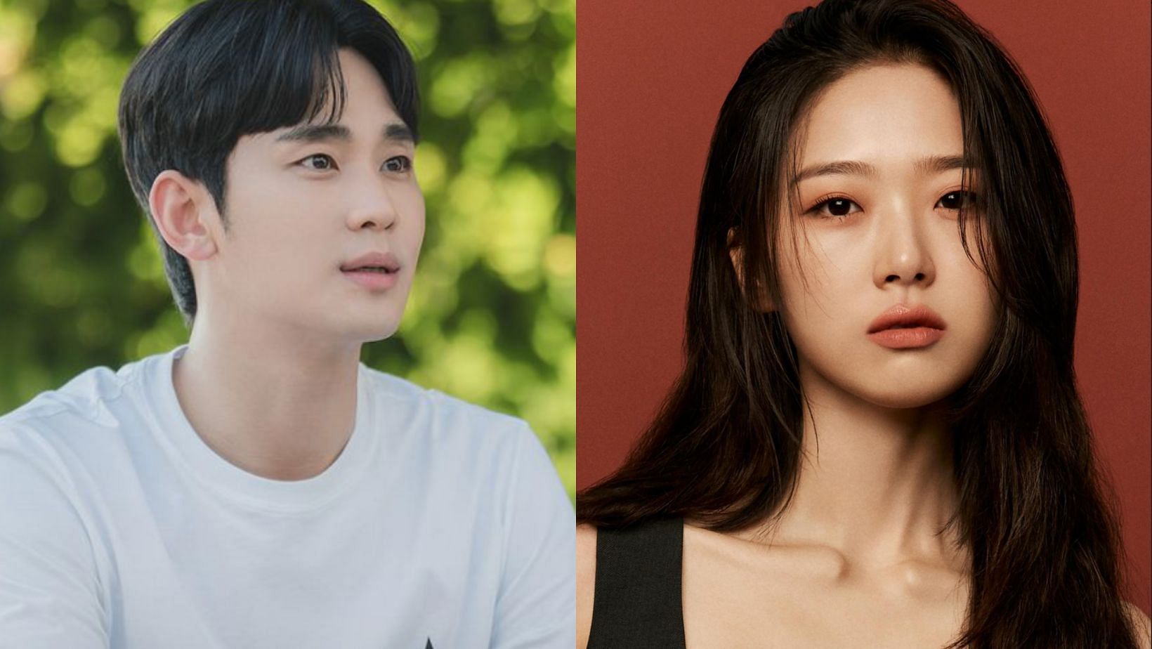 Kim Si-eun reported to join the cast along with Kim Soo-hyun in the upcoming black comedy drama Knock Off. (Images via Instagram/@_kimmsieun and @tvn_drama)