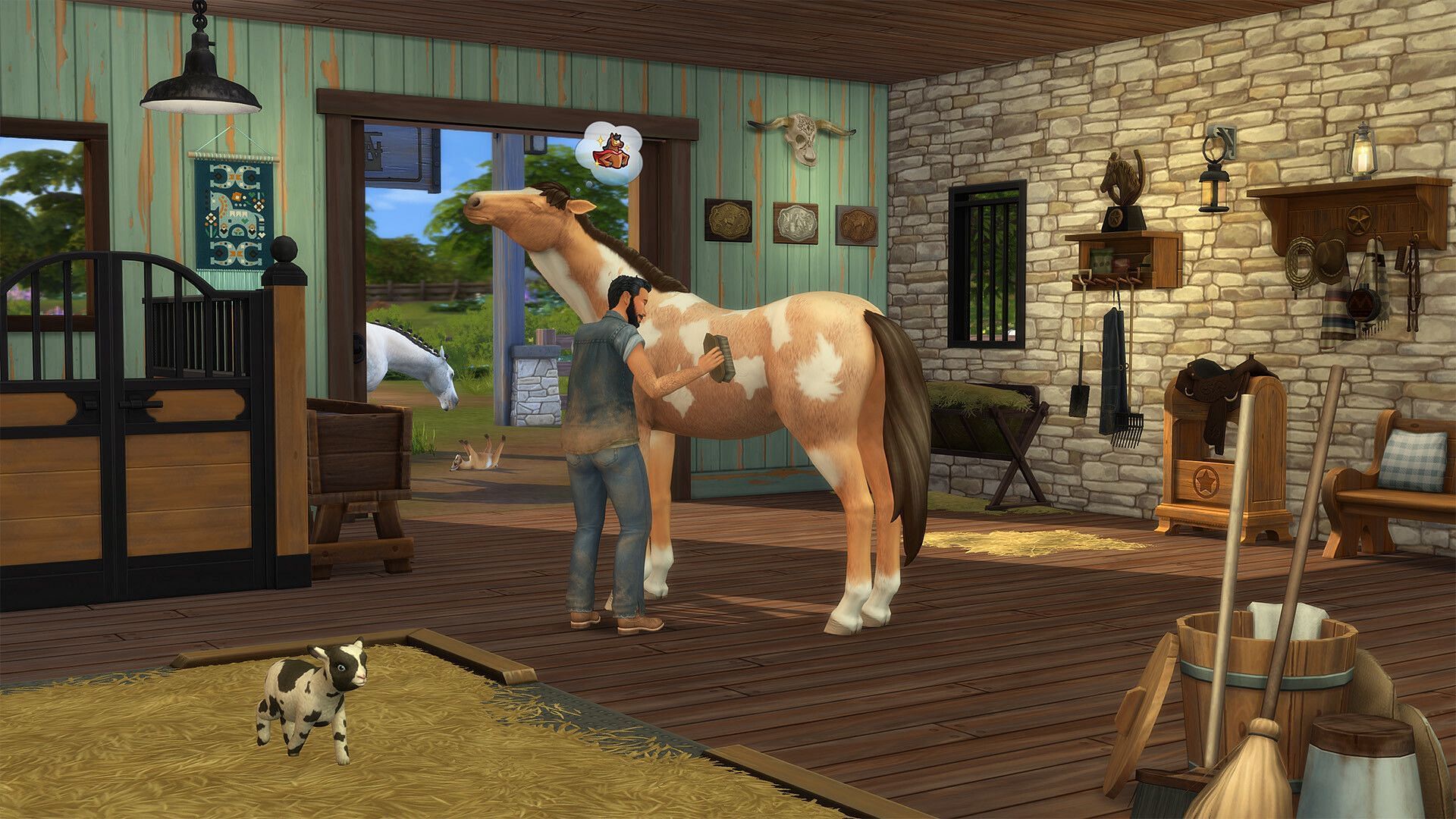 Horse Ranch DLC features limited activities (Image via Steam)