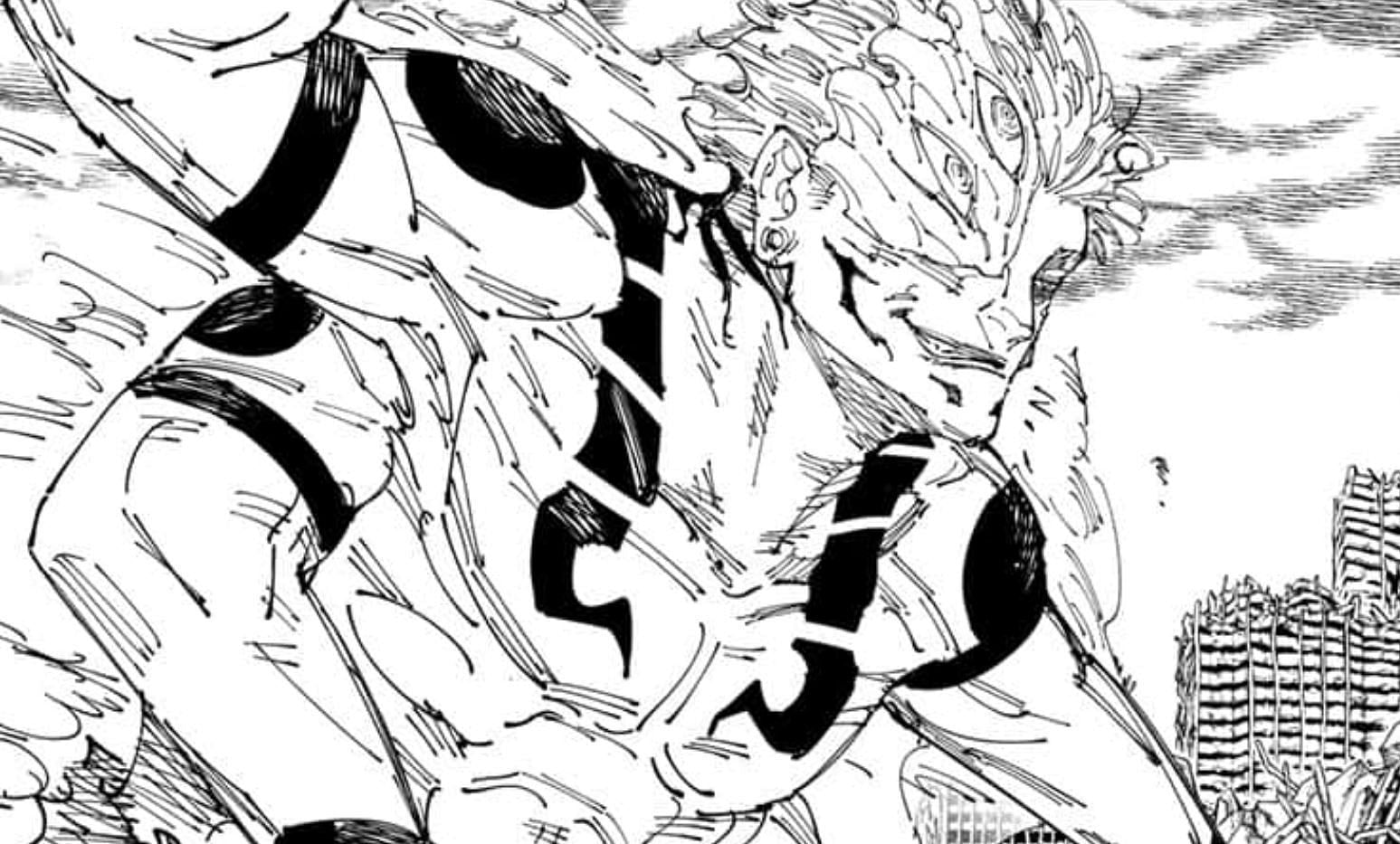 Ryomen Sukuna as seen in Jujutsu Kaisen (Image via Shueisha)