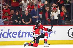 WATCH: Frank Nazar scores first NHL goal on first shot-on-goal