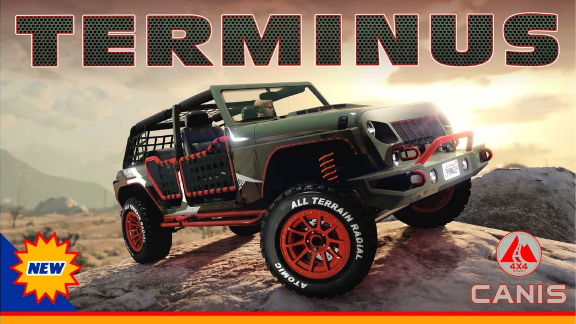 The official poster for the Canis Terminus in Grand Theft Auto Online (Image via Rockstar Games)