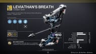 Leviathan's Breath in Destiny 2 (Image via Bungie)