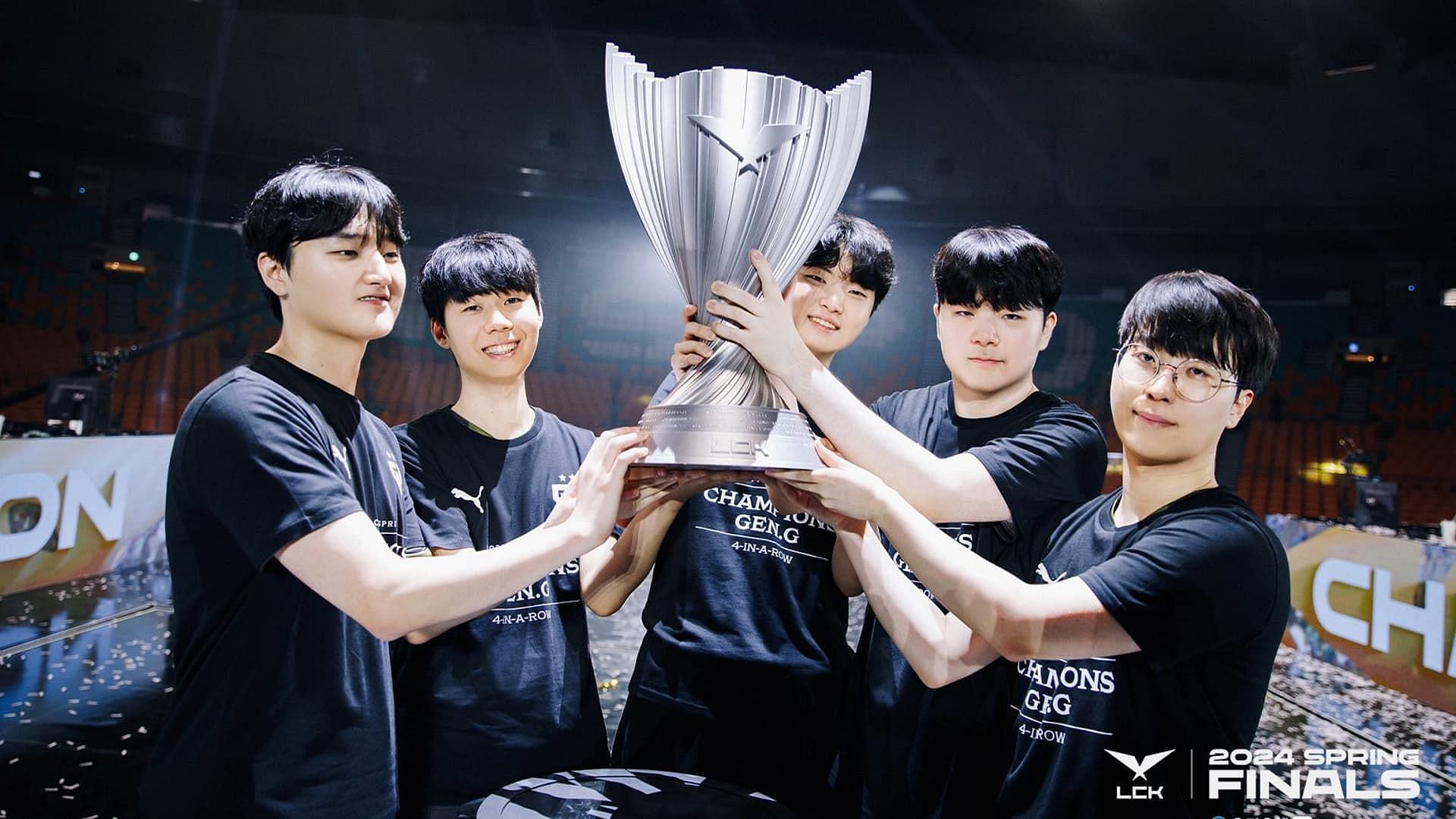 Gen.G is LCK&#039;s top-seeded team heading to League of Legends MSI (Image via Activision)