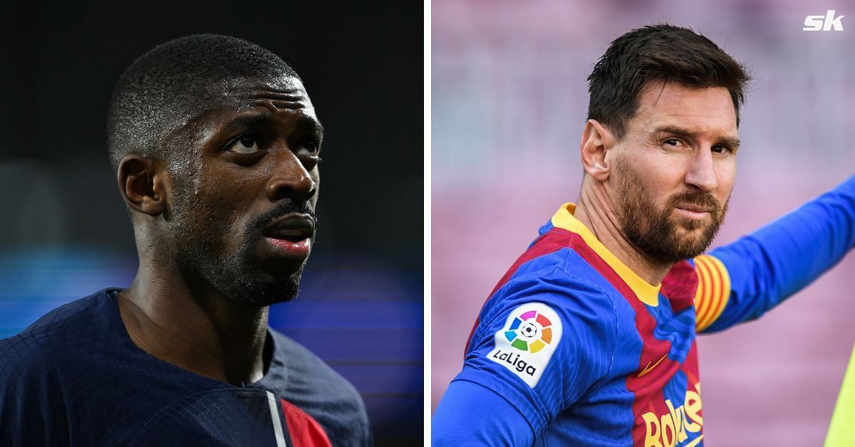 Ousmane Dembele and Lionel Messi played together for Barcelona