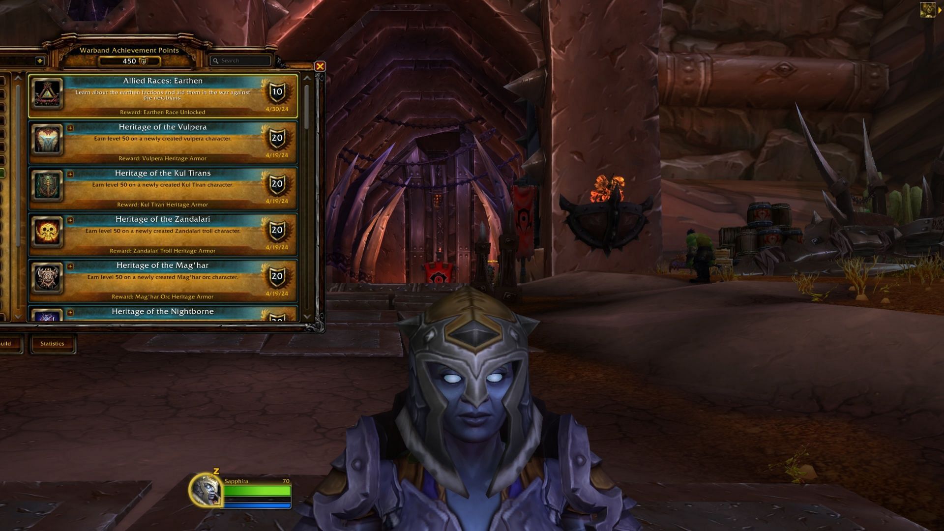 Hidden Achievement hints how to unlock the Earthen Allied race in WoW ...