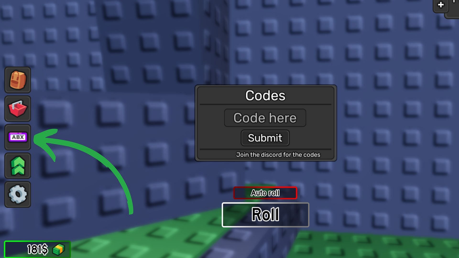 Code box in Accurate RNG (Image via Roblox || Sportskeeda)